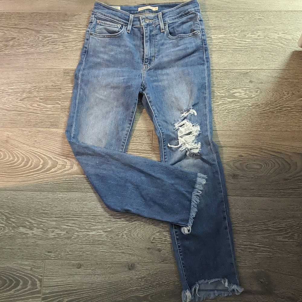 Levi's | High Rise Straight Leg Jeans - Picture 2 of 6